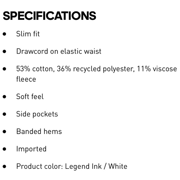 Adidas Essential Fleece 3-Stripe Sweatpants/Joggers - Picture 14 of 14